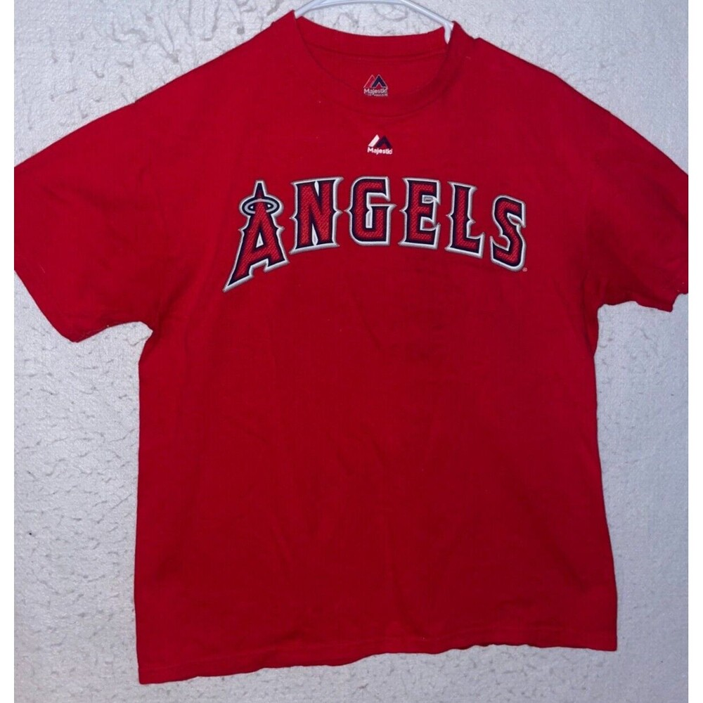Women's T-Shirt Size M Los Angeles Angels Short Sleeve Crew Neck